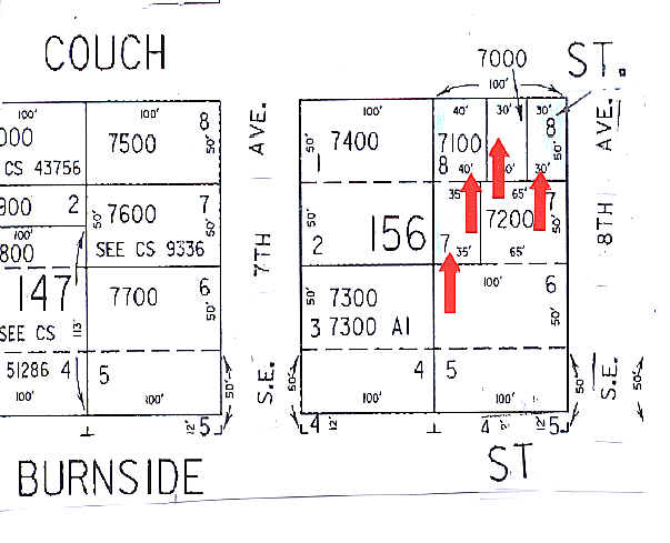 722 NE Couch St, Portland, OR à vendre - Plan cadastral – Image 3 sur 11