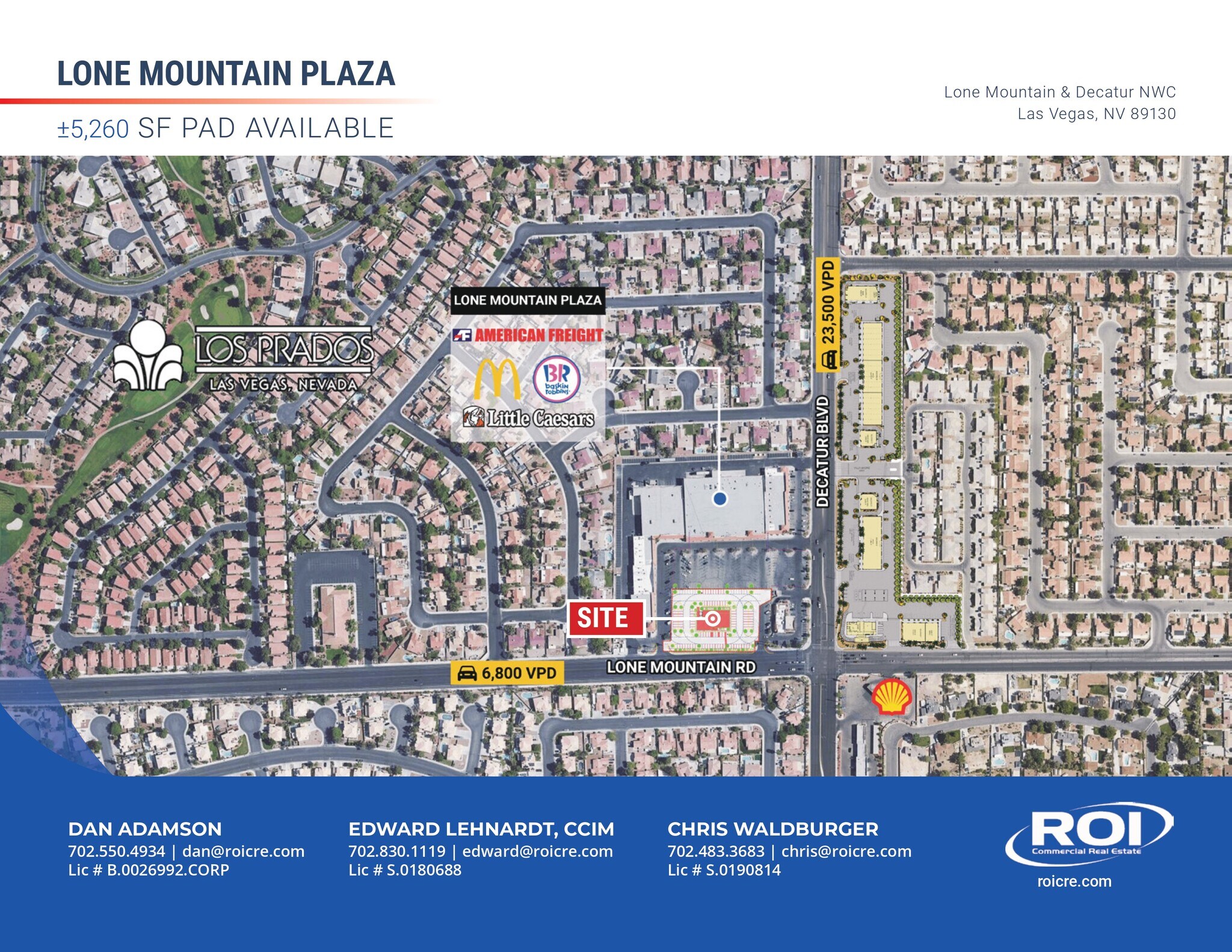 4882 W Lone Mountain Rd, Las Vegas, NV à louer Aérien– Image 1 sur 6