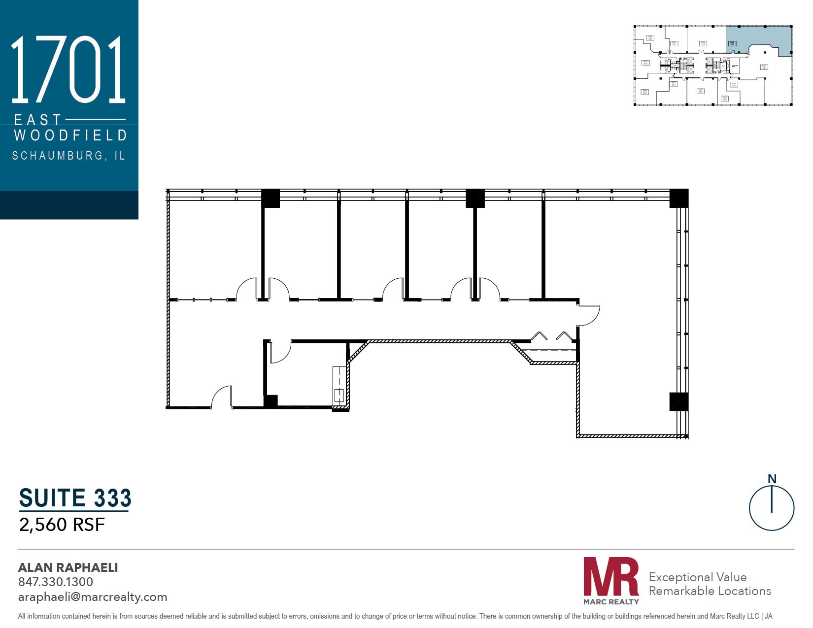 1701 E Woodfield Rd, Schaumburg, IL à louer Plan d’étage– Image 1 sur 1