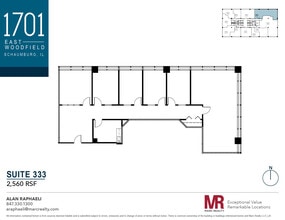1701 E Woodfield Rd, Schaumburg, IL à louer Plan d’étage– Image 1 sur 1