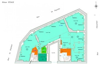 Bureau dans Paris à louer Plan d’étage– Image 2 sur 2