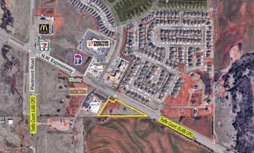 11820-11840 NW Expressway, Oklahoma City, OK - VUE AÉRIENNE  vue de carte