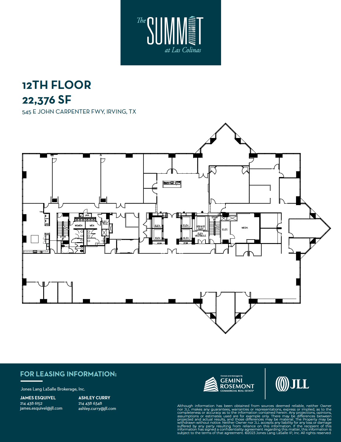 545 E John Carpenter Fwy, Irving, TX à louer Plan d’étage– Image 1 sur 1