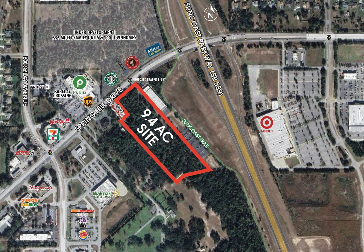Spring Hill Dr and Suncoast Parkway, Spring Hill, FL à vendre Photo de l’immeuble– Image 1 sur 7
