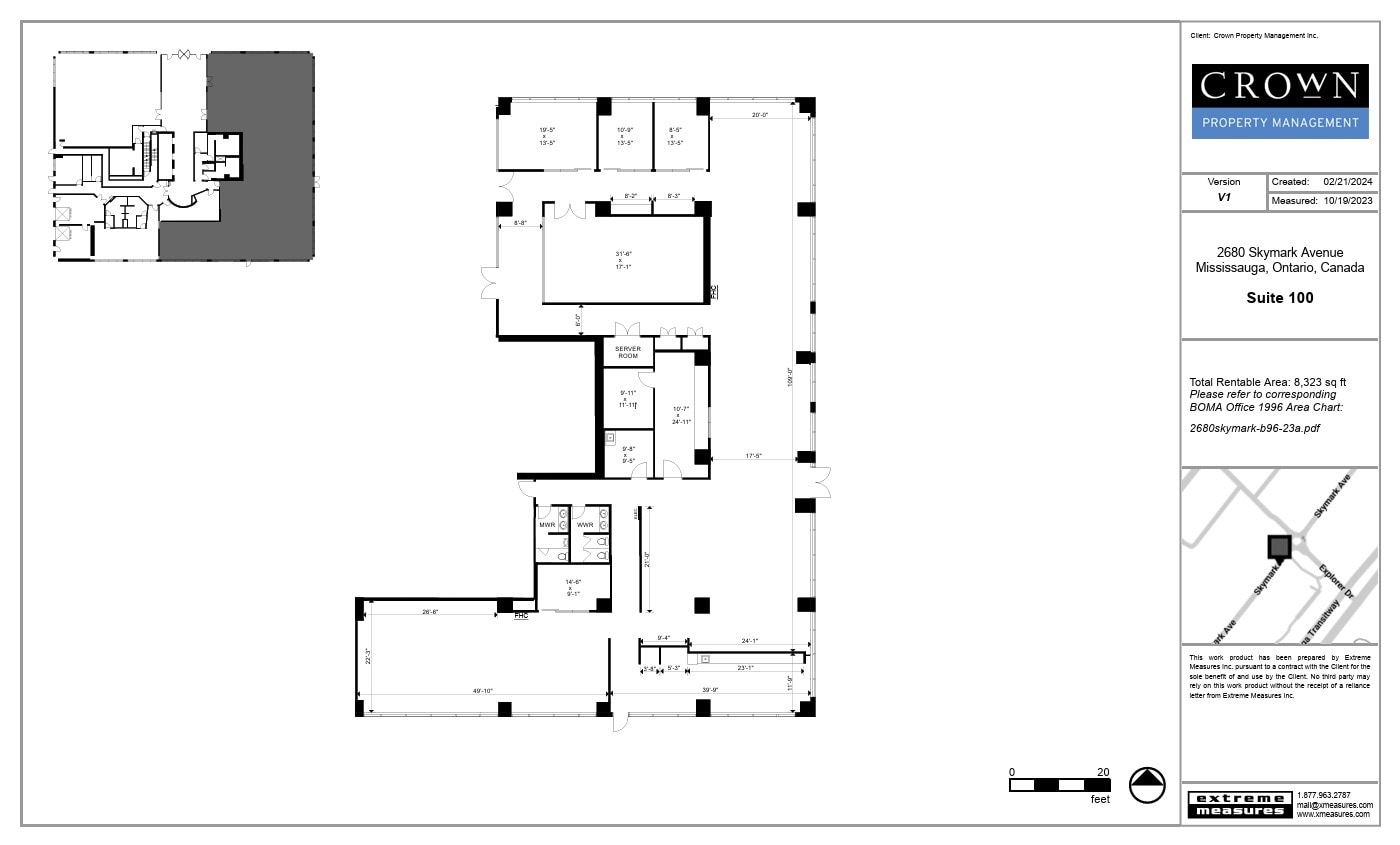 2680 Skymark Ave, Mississauga, ON à louer Plan d’étage– Image 1 sur 1