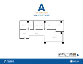 14841 N Dallas Pky, Addison, TX à louer Plan d’étage– Image 1 sur 1