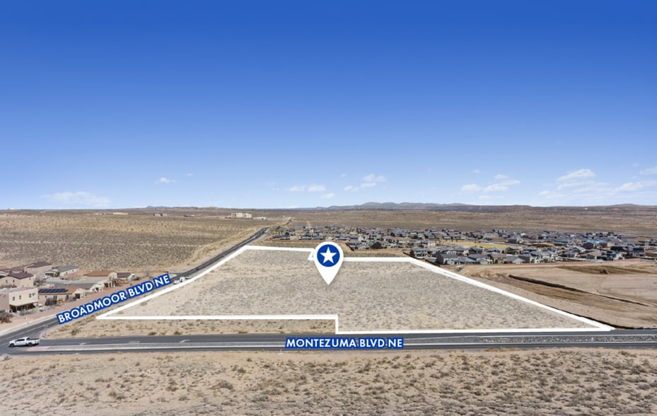 NEQ of Broadmoor Blvd. NE & Montezuma Blvd. NE, Rio Rancho, NM à vendre - Aérien – Image 1 sur 4