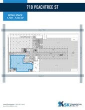 710 Peachtree St NE, Atlanta, GA à louer Plan de site– Image 1 sur 1