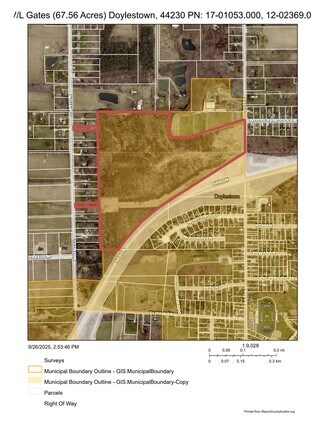 Plus de détails pour Gates St, Doylestown, OH - Terrain à vendre