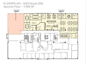 1420 Route 206, Bedminster, NJ à louer Plan d’étage– Image 1 sur 1