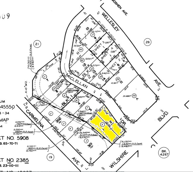12353 Wilshire Blvd, Los Angeles, CA à louer - Plan cadastral – Image 3 sur 9