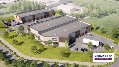 Vitré - VUE AÉRIENNE  vue de carte