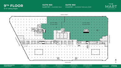 222 Merchandise Mart Plz, Chicago, IL à louer Plan d’étage– Image 1 sur 1