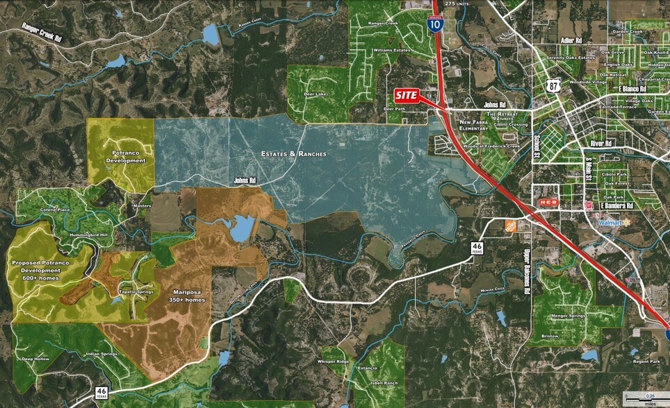 SEC IH-10 & Johns Rd, Boerne, TX à louer - Aérien – Image 2 sur 3