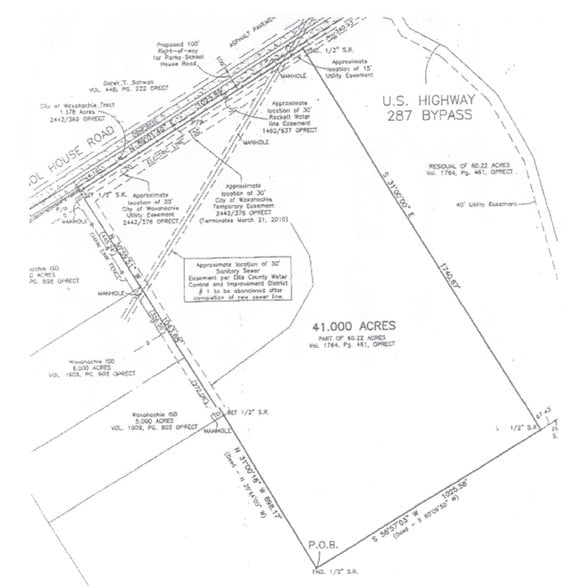 Parks School House Rd, Waxahachie, TX à vendre - Plan cadastral – Image 3 sur 3