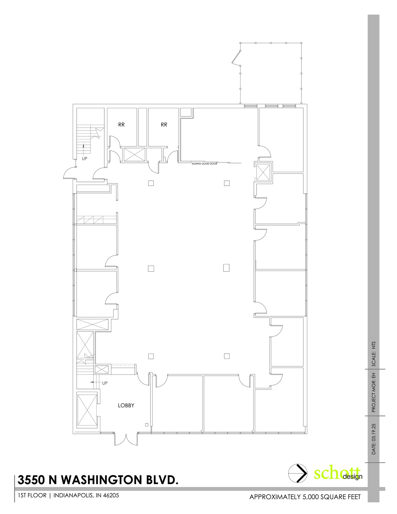 3550 N Washington Blvd, Indianapolis, IN à louer Plan de site– Image 1 sur 1