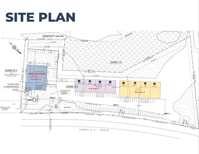 195 Commercial Ct, Rincon, GA à louer - Plan d’étage – Image 2 sur 8