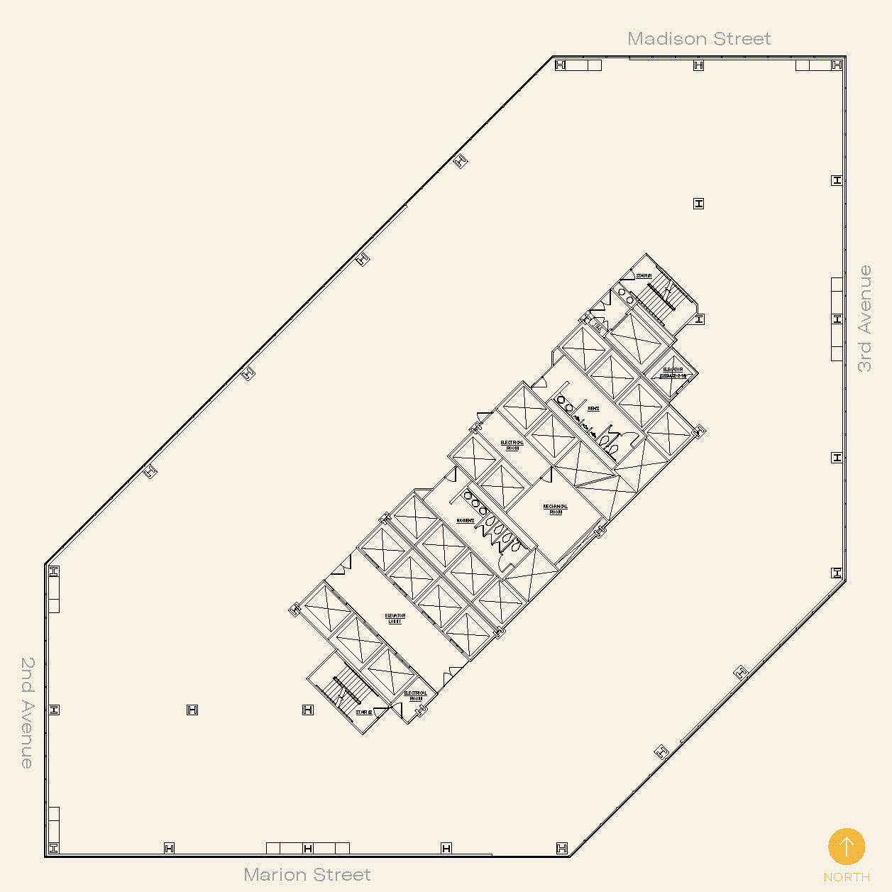 999 3rd Ave, Seattle, WA à louer Plan d’étage– Image 1 sur 1