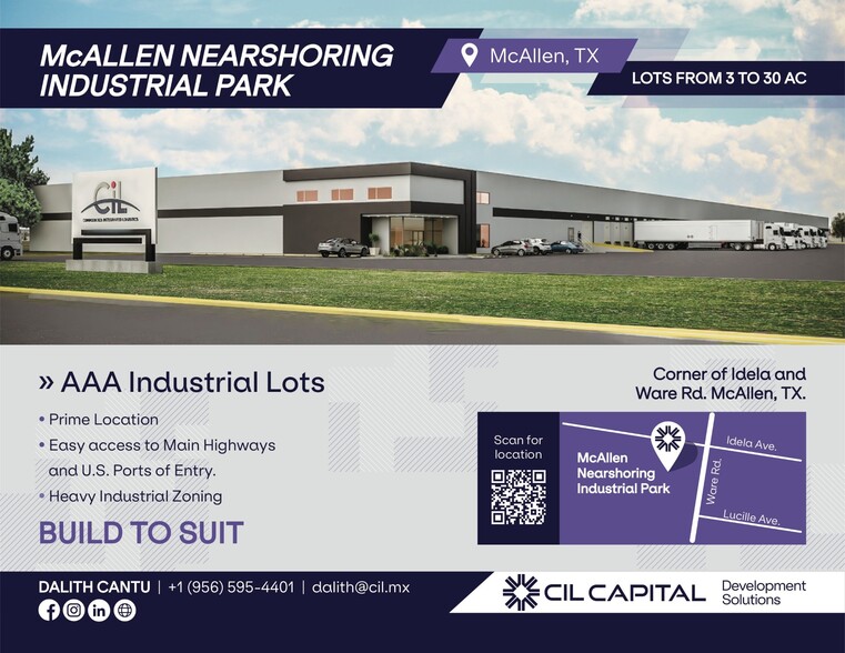 McAllen Near Shoring Campus, McAllen TX - Terrain