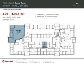 100 Stony Point Rd, Santa Rosa, CA à louer Plan d’étage– Image 1 sur 1