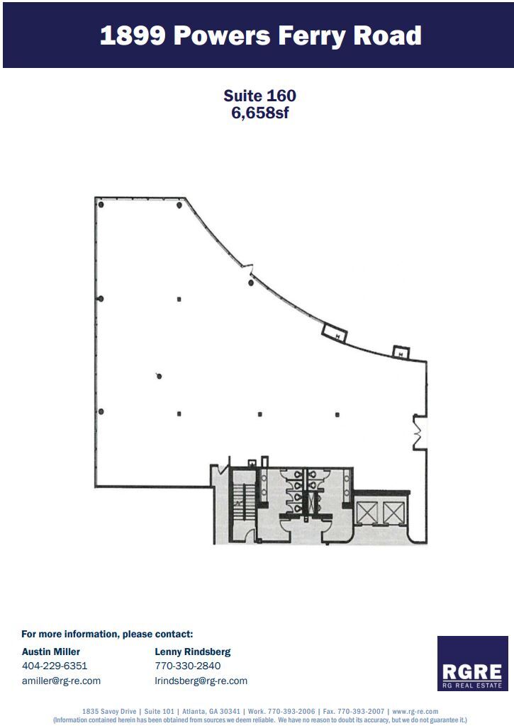 1899 Powers Ferry Rd SE, Atlanta, GA à louer Plan d’étage– Image 1 sur 4