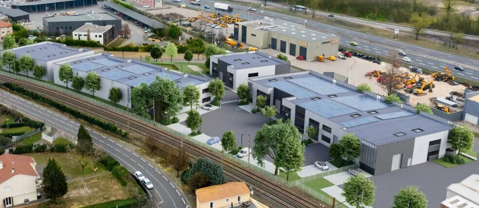 25 Chemin De La Lône, OULLINS-PIERRE-BÉNITE à vendre - Aérien – Image 2 sur 5