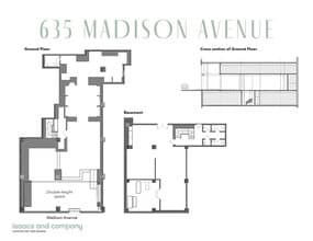 635 Madison Ave, New York, NY à louer Plan d’étage– Image 2 sur 2