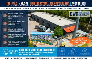Plus de détails pour 9606 Old Manor Rd, Austin, TX - Industriel/Logistique à vendre