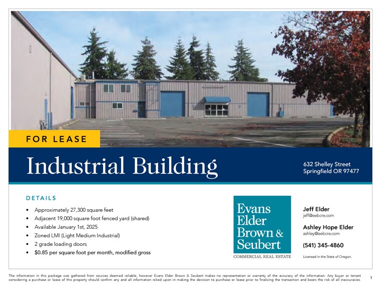 632 Shelley St, Springfield, OR à louer - Photo de l’immeuble – Image 2 sur 5