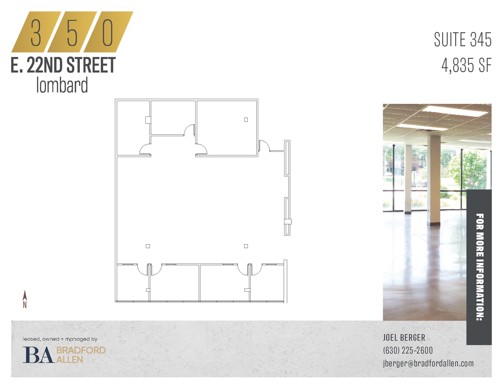 300-350 E 22nd St, Lombard, IL à vendre Plan d’étage– Image 1 sur 1
