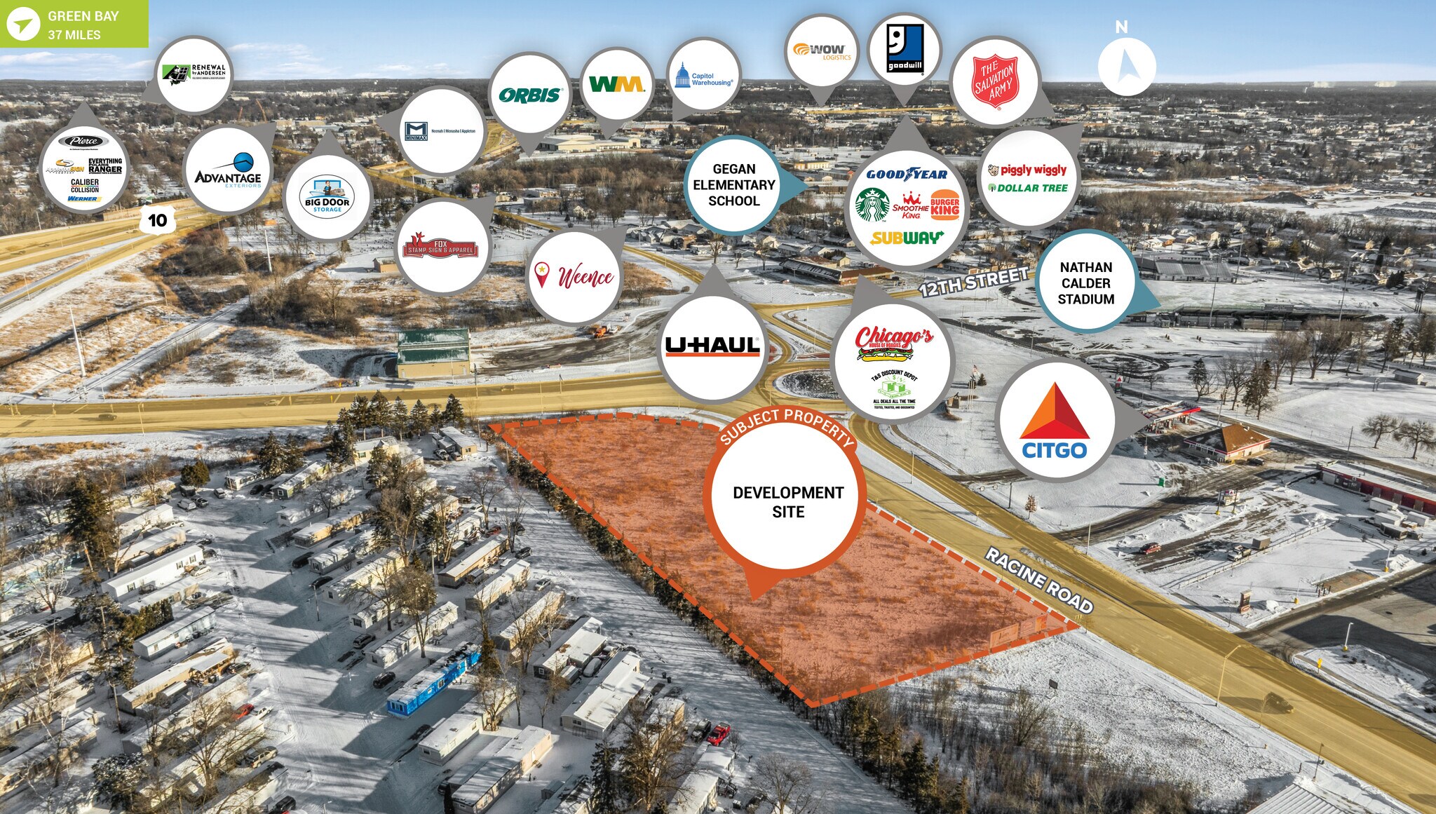 Racine Rd, Menasha, WI à vendre Photo principale– Image 1 sur 3