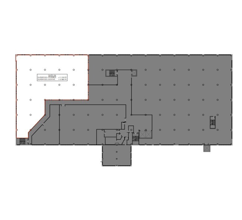 225 Rue de Liège O, Montréal, QC à louer Plan d’étage– Image 1 sur 1