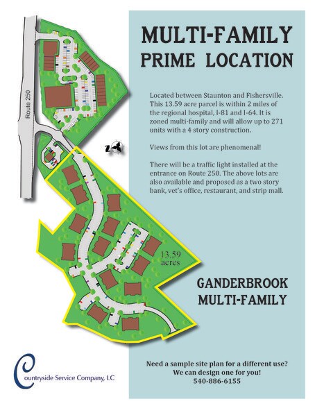 Ganderbrook Dr, Staunton, VA à vendre - Plan de site – Image 2 sur 5