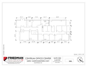 24901 Northwestern Hwy, Southfield, MI à louer Plan d’étage– Image 1 sur 1