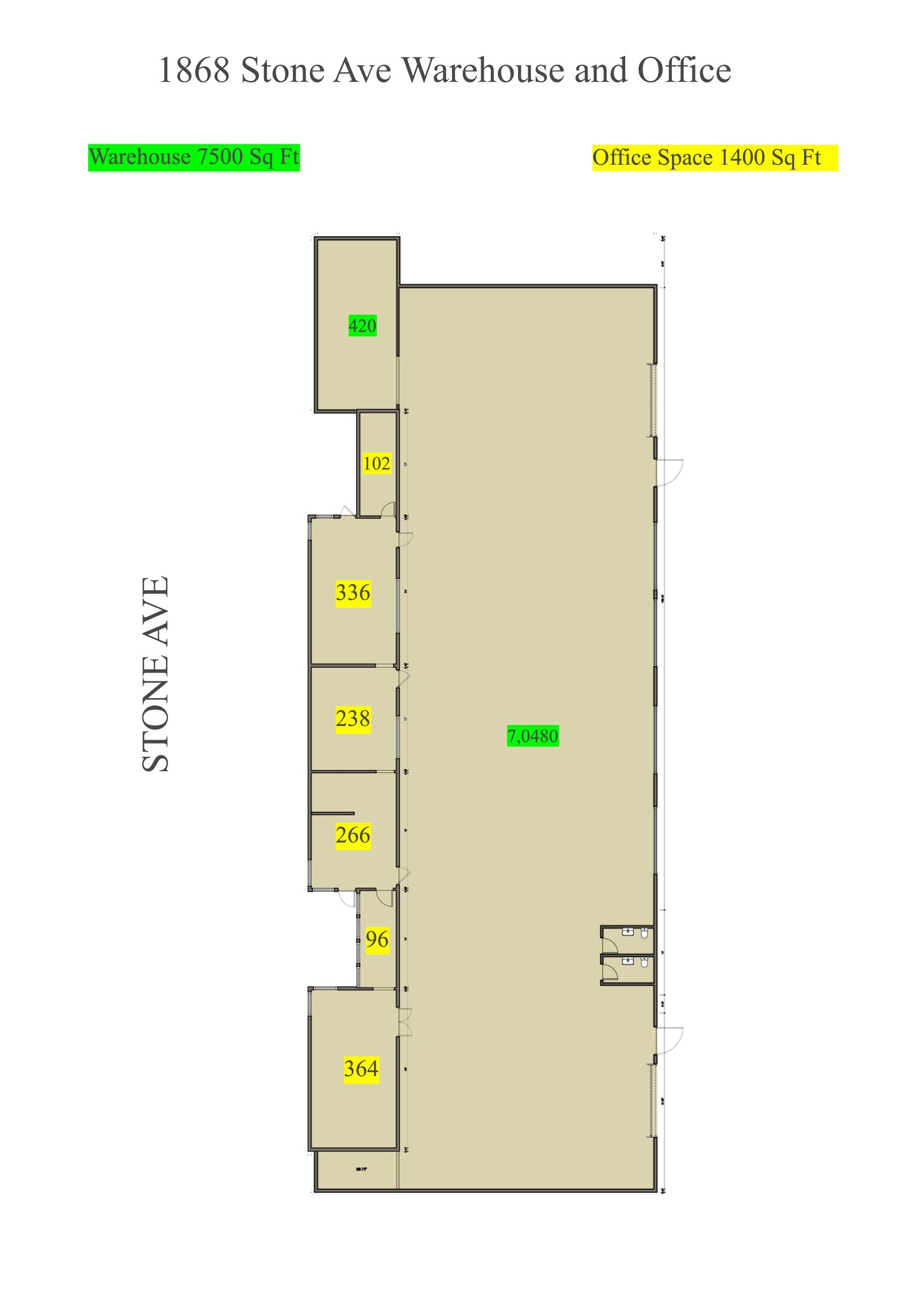 1868-1872 Stone Ave, San Jose, CA à louer Plan de site– Image 1 sur 46