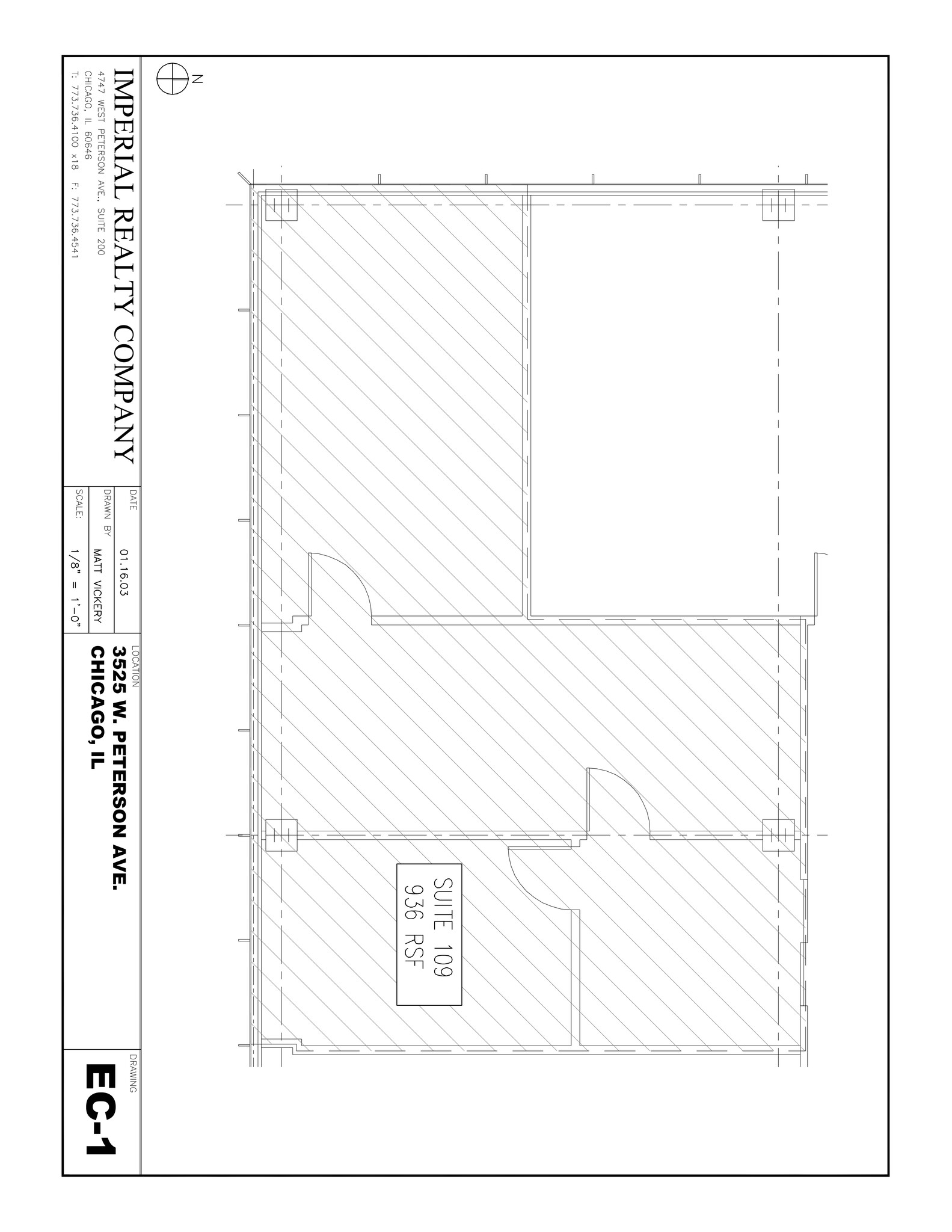 3525 W Peterson Ave, Chicago, IL à louer Plan de site– Image 1 sur 1