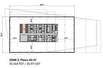 2 World Trade Center, New York, NY à louer Plan d’étage– Image 1 sur 1