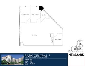 12750 Merit Dr, Dallas, TX à louer Plan d’étage– Image 1 sur 1
