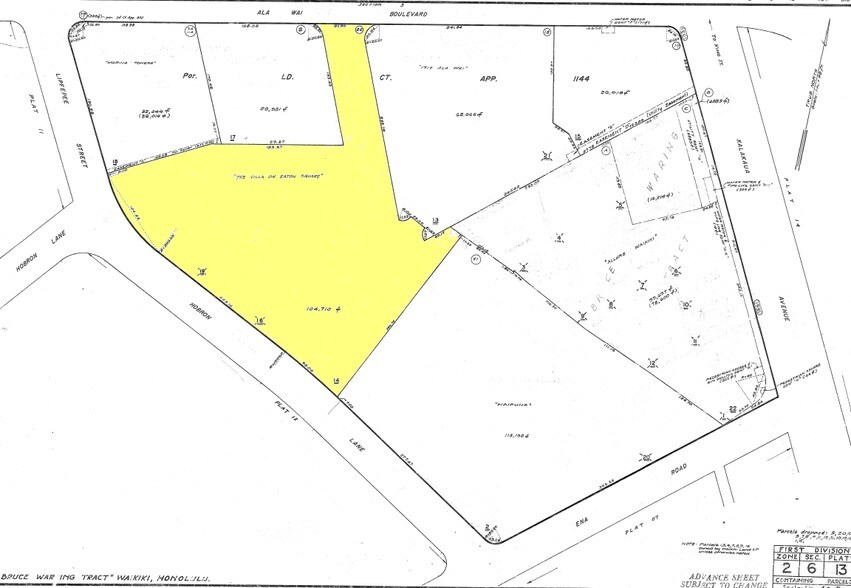 444 Hobron Ln, Honolulu, HI à louer - Plan cadastral – Image 2 sur 75