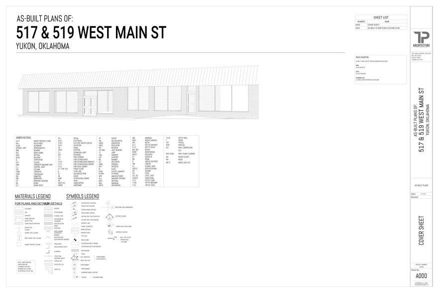 517-519 W Main St, Yukon, OK à louer - Plan de site – Image 1 sur 9