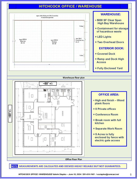8533 FM 2004, Hitchcock, TX à louer - Plan d’étage – Image 2 sur 2