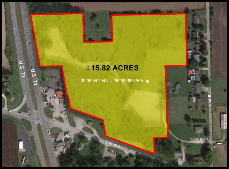 US 31 & State Road 252, Edinburgh, IN à vendre - Photo principale – Image 1 sur 6