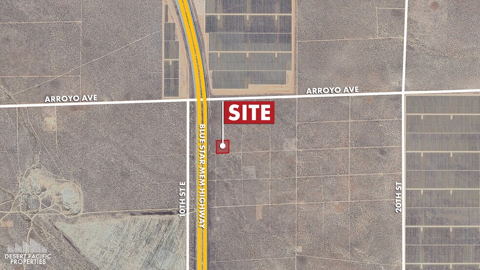 Bishop Dr & Arroyo Ave, Mojave, CA à vendre - Aérien – Image 2 sur 3