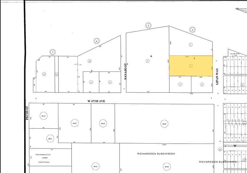 4725-4745 Lipan St, Denver, CO à louer - Plan cadastral – Image 2 sur 10