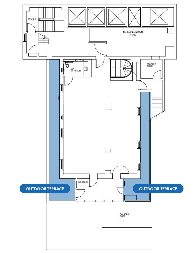 57 W 57th St, New York, NY à louer Plan d’étage– Image 1 sur 5