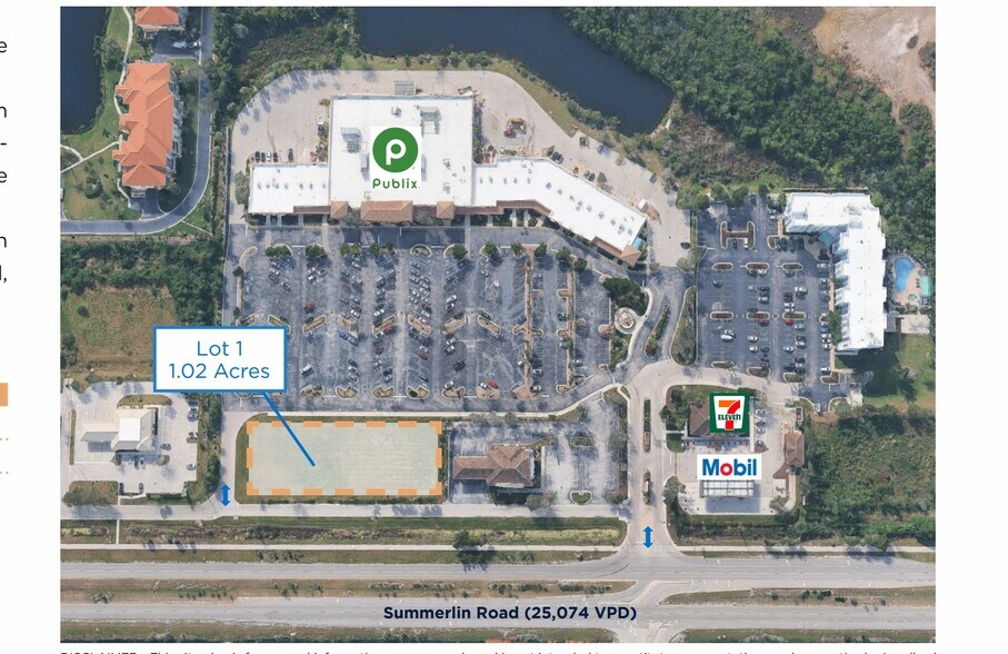 20231 Summerlin Rd, Fort Myers, FL à louer - Photo principale – Image 1 sur 3