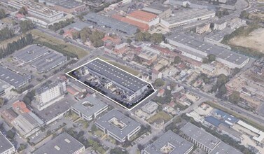 Gennevilliers, HDS - Vue aérienne  vue de carte