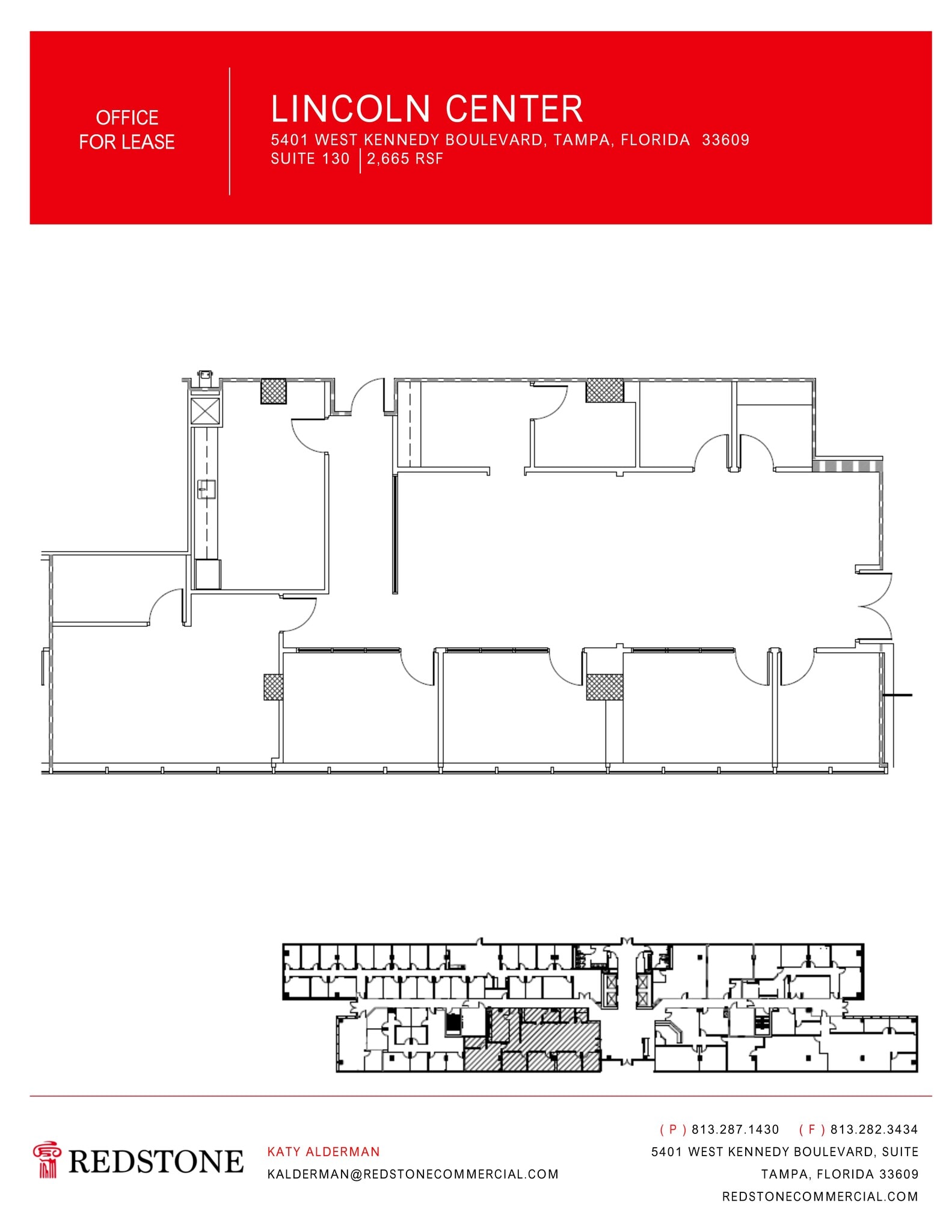 5401 W Kennedy Blvd, Tampa, FL à louer Plan de site– Image 1 sur 1