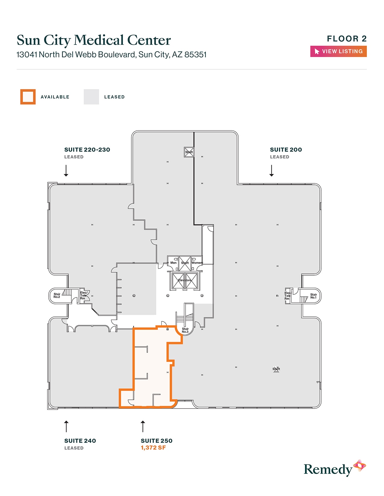 13041 N Del Webb Blvd, Sun City, AZ à louer Plan d’étage– Image 1 sur 1