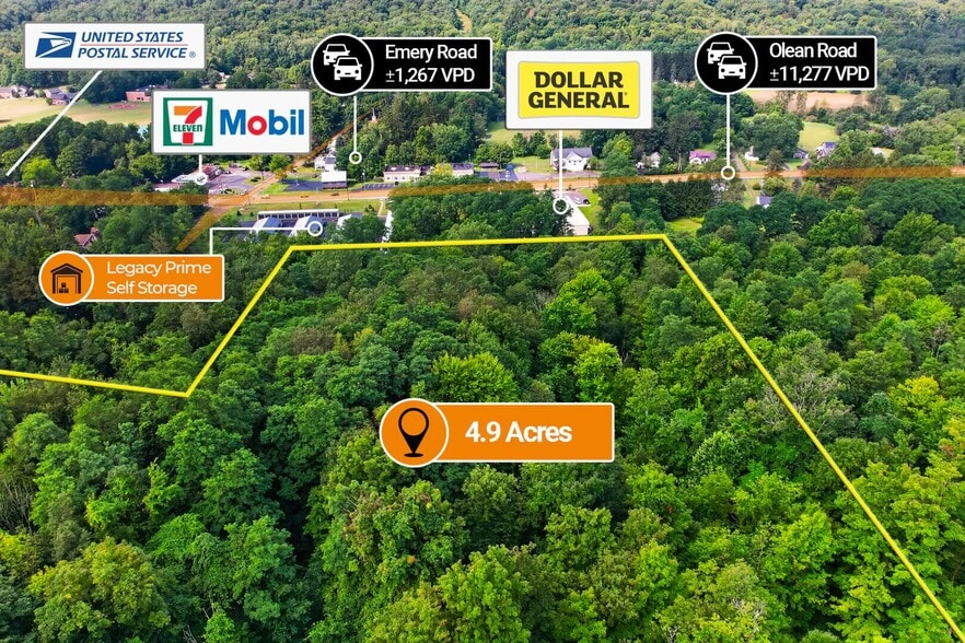 Across from 6401 Olean rd, South Wales, NY à vendre - Photo principale – Image 1 sur 5